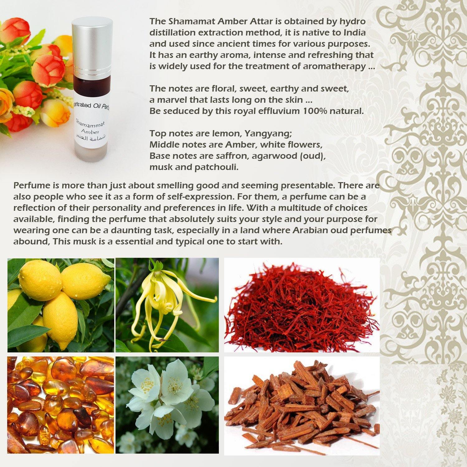 2 PCS ASZ 6ML CONCENTRATED PERFUMES OIL ATTAR (2 Bottles) - Arabian Shopping Zone