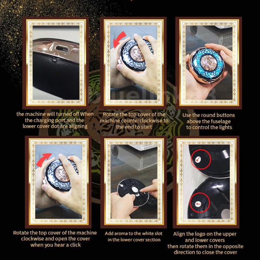 Quran Speakers | Aromatherapy | LED Light
