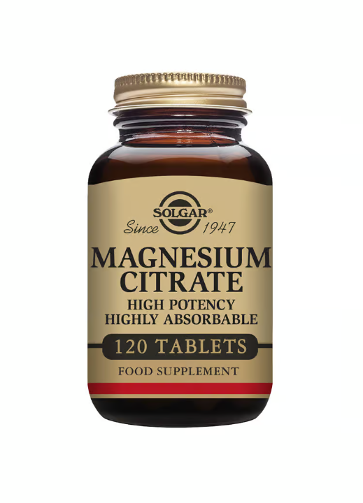 Solgar Magnesium Citrate 120 tablets