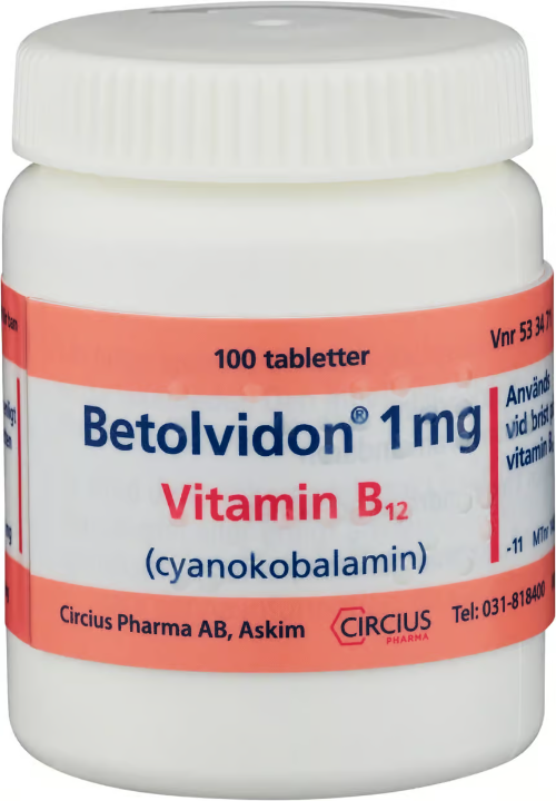 Betolvidone 1 mg 100 tablets