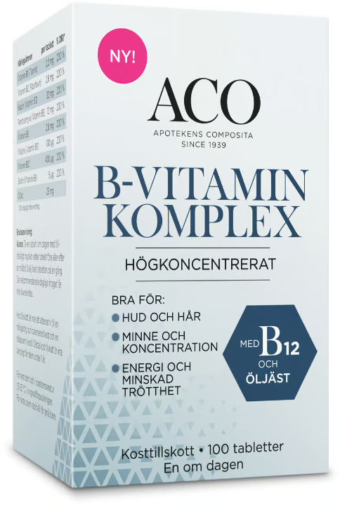 ACO Vitamin B Complex 100 tablets