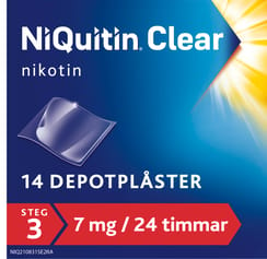 Niquitin Clear 7 mg/24 hours Transdermal Patch Nicotine Patch 14 pcs