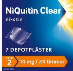 Niquitin Clear 14 mg 24 hours Transdermal patch Nicotine patch 7 pcs