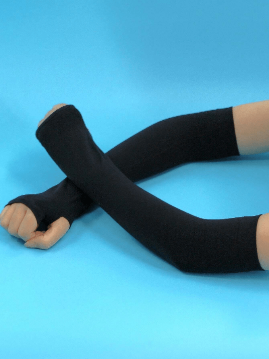 1 Pair Ice Silk Anti - Mosquito Arm Sleeves With Uv Protection, Outdoor Sports Accessories For Both Men And Women - Lolli World Marketplace