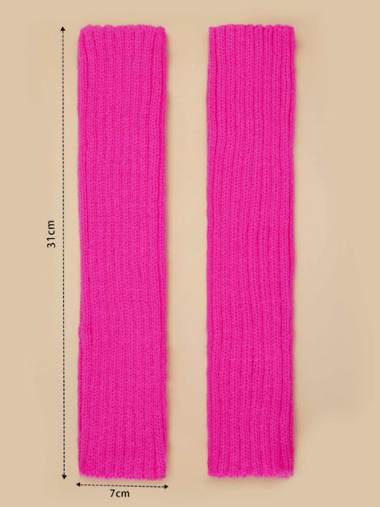 1 Pair Of Solid Fingerless Gloves - Lolli World Marketplace