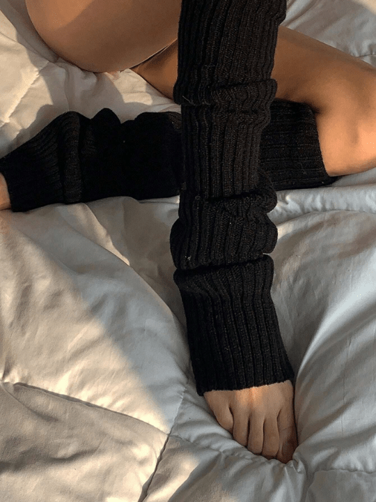 1 Pair Women's Personality Knit Stripe Over - the - knee Socks - Lolli World Marketplace