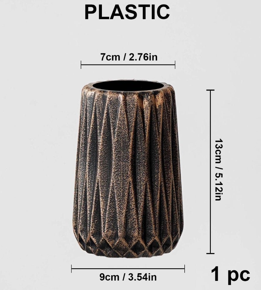 1 Pc Plastic Flower Vase Unbreakable