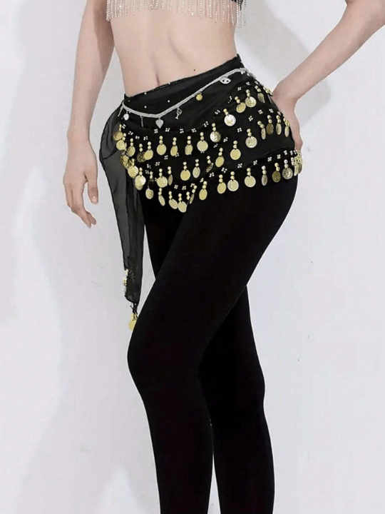 1 Piece Women's Belly Dance Waist Chain Dance Costume Festival Performance Waistband Chiffon Waist Chain Belt Waist Decorative Belt Waist Skirt Boho - Lolli World Marketplace