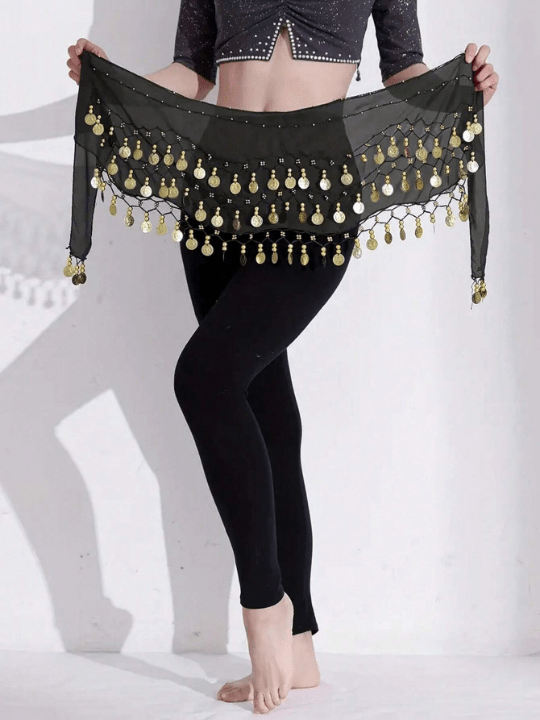 1 Piece Women's Belly Dance Waist Chain Dance Costume Festival Performance Waistband Chiffon Waist Chain Belt Waist Decorative Belt Waist Skirt Boho - Lolli World Marketplace