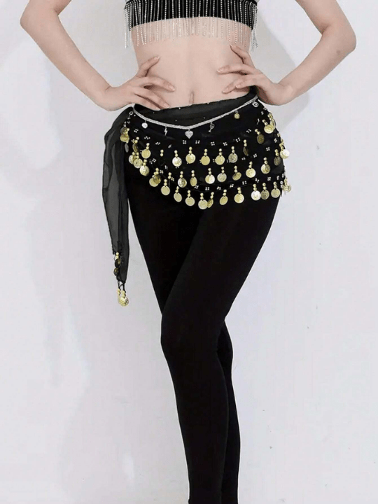 1 Piece Women's Belly Dance Waist Chain Dance Costume Festival Performance Waistband Chiffon Waist Chain Belt Waist Decorative Belt Waist Skirt Boho - Lolli World Marketplace