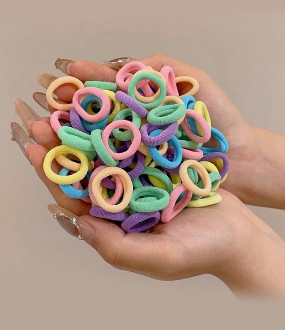 100 Pieces Children's Rubber Bands