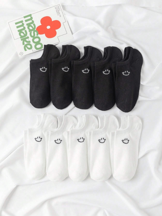 10pairs Expression Pattern Ankle Socks - Lolli World Marketplace