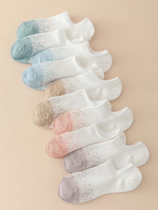 10pairs Two Tone Ankle Socks - Lolli World Marketplace