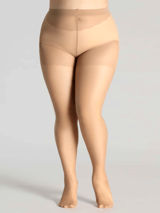 12D Sheer Plus Size Tights - Lolli World Marketplace