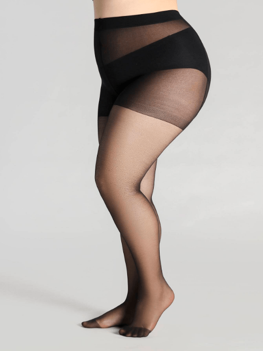 12D Sheer Plus Size Tights - Lolli World Marketplace