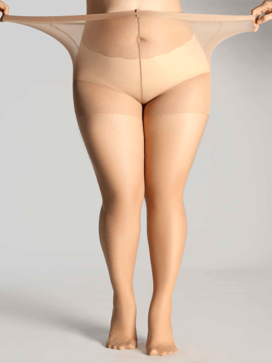 12D Sheer Plus Size Tights - Lolli World Marketplace