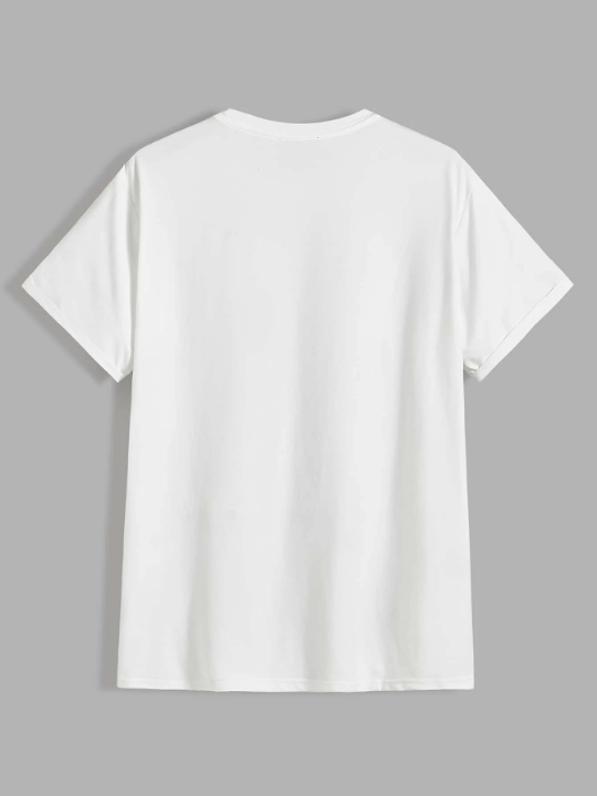 Manfinity Basics Men Drop Shoulder Solid Tee