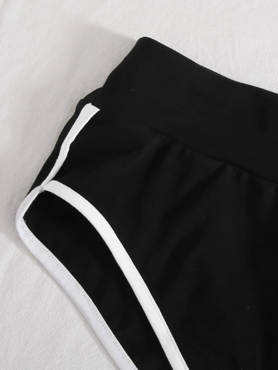 EZwear Contrast Binding Track Shorts