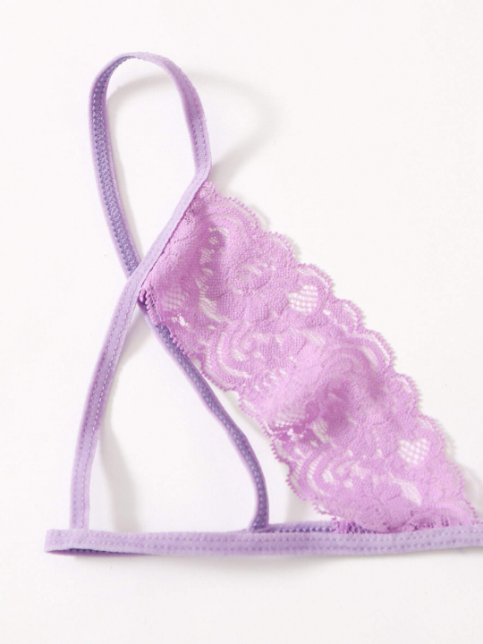 Cut-out Lace Lingerie Set & Choker & Cuffs