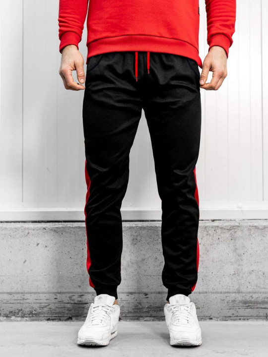 Manfinity Hypemode Men Contrast Panel Sweatpants