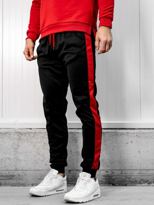 Manfinity Hypemode Men Contrast Panel Sweatpants