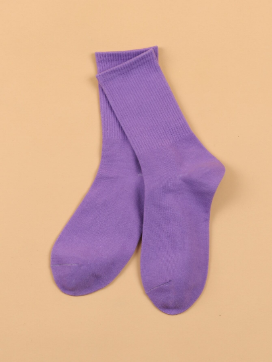 Plain Crew Socks