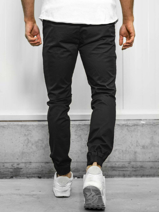 Manfinity Homme Men Solid Tapered Pants