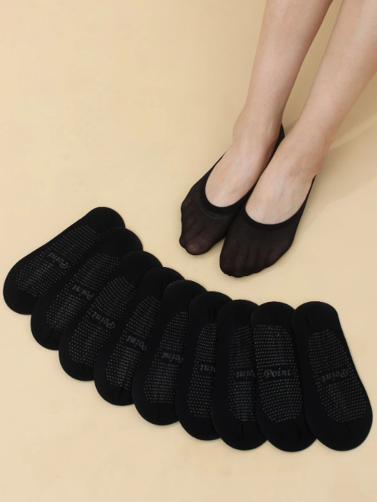 10pairs Plain Invisible Socks