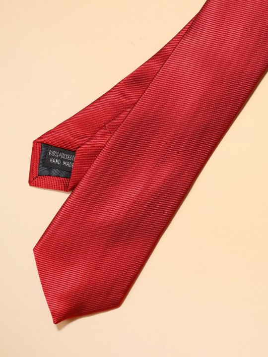 Men Letter Patch Tie