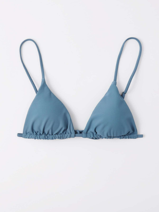 Swim Basics Solid Triangle Bikini Top