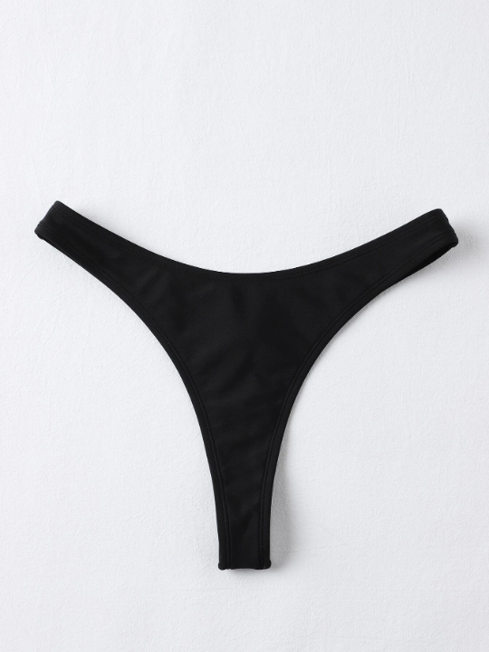 Swim Basics High Cut Thong Bikini Panty