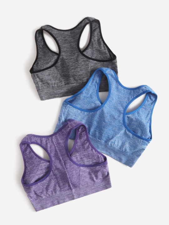 Yoga Basic 3pcs Racer Back Sports Bra