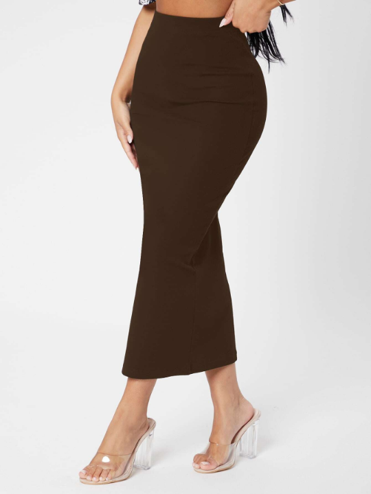 PETITE Solid Pencil Skirt