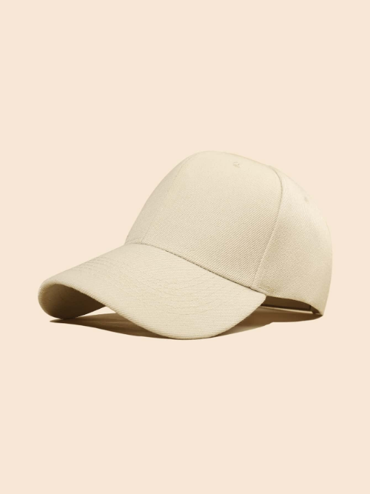 Men Solid Baseball Cap For Daily Life and Outdoor