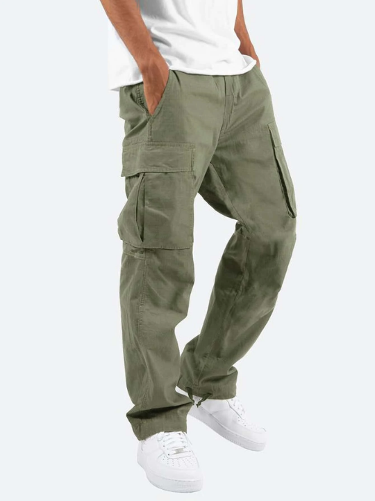 Manfinity LEGND Loose Fit Men's Zipper Fly Cargo Pants