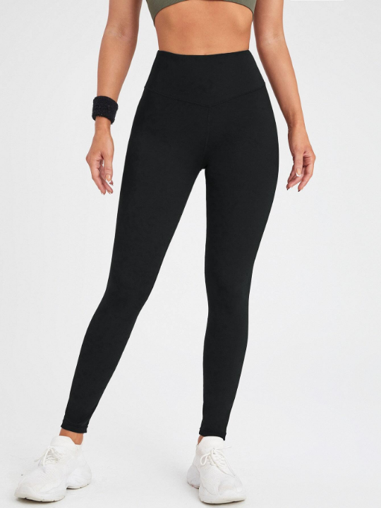 Sport Lifespree Solid Absorbs Sweat Breathable Sports Leggings