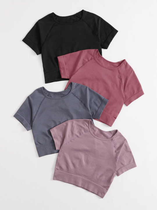 Yoga Basic 4 Pack Raglan Sleeve Sports Tee