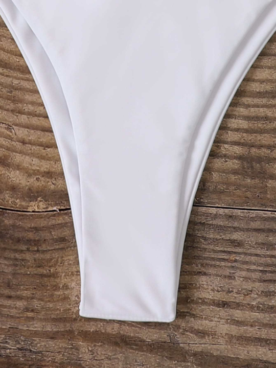 Swim Basics Plain Bikini Swimsuit