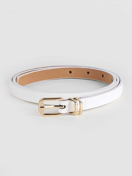 1pc Women Metal Buckle Belt