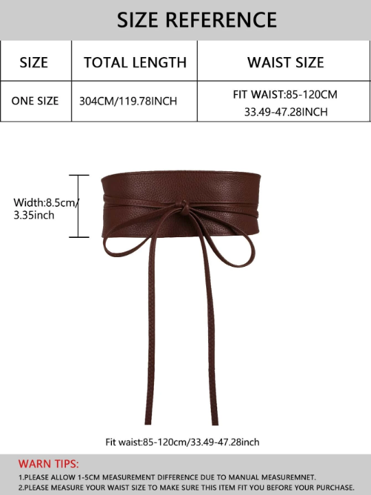 Plus Size Bow Decor Corset Belt