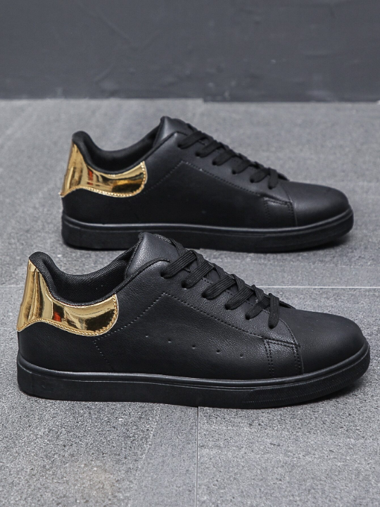 Men Lace-up Front Skate Shoes