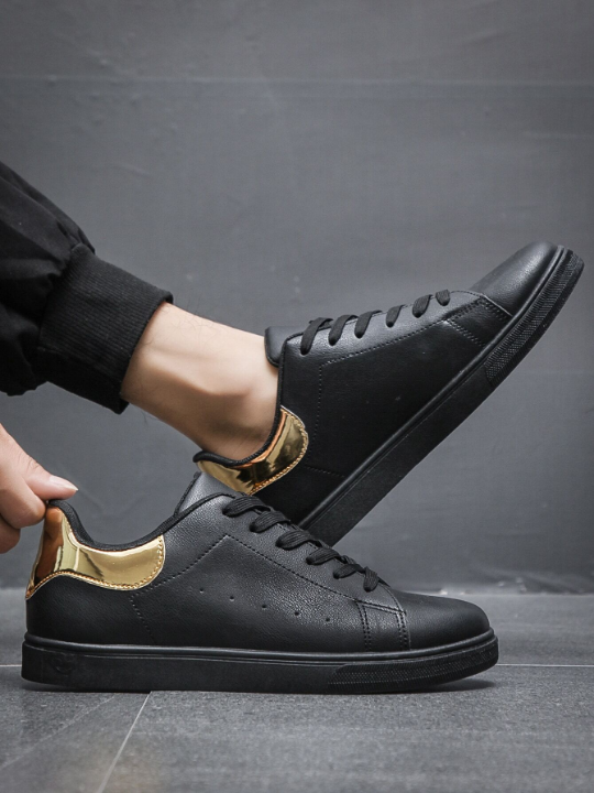 Men Lace-up Front Skate Shoes