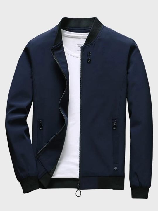 Manfinity Mode Men Zip Up Bomber Jacket