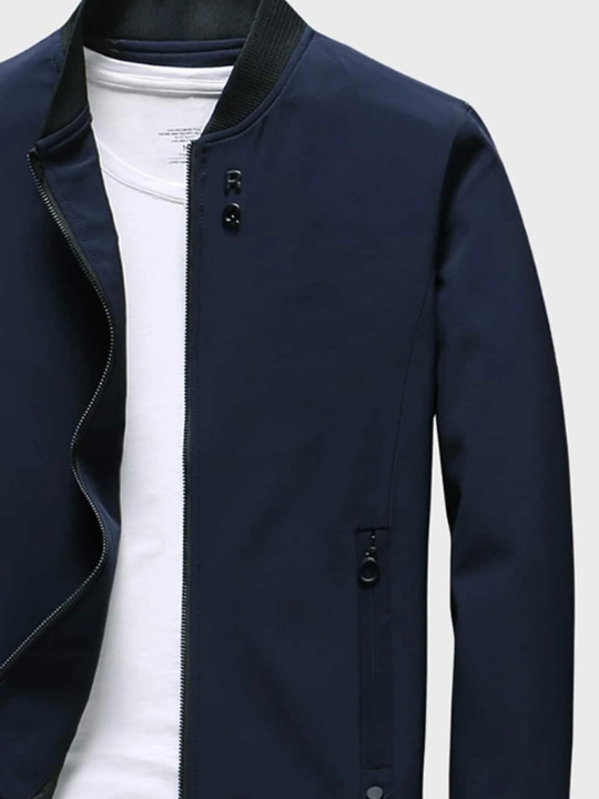 Manfinity Mode Men Zip Up Bomber Jacket