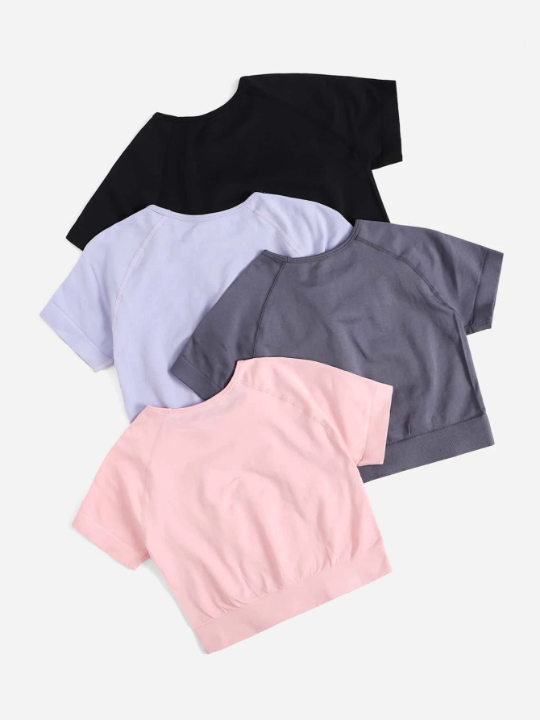 Yoga Basic 4 Pack Raglan Sleeve Sports Tee