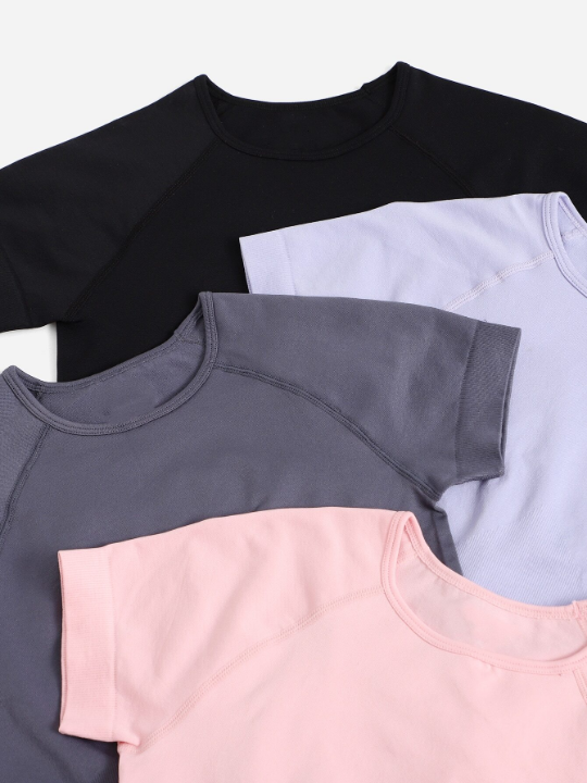 Yoga Basic 4 Pack Raglan Sleeve Sports Tee