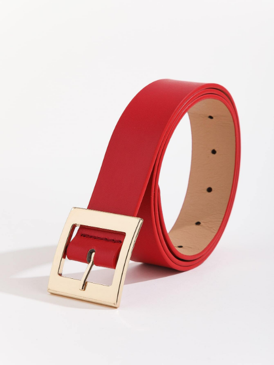 Square Buckle Belt With Punch Tool