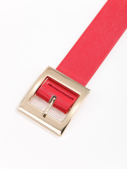 Square Buckle Belt With Punch Tool