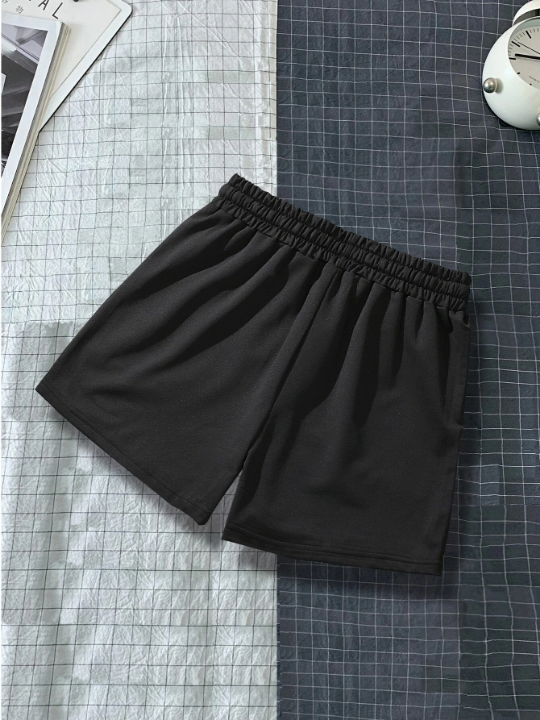 Manfinity Homme Men Drawstring Waist Shorts