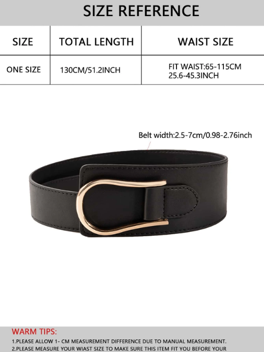 1pc Ladies' Knotted U-shape Belt Suitable For Daily Wear